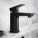 Soar Matt Black Basin Mixer Tap