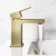 Tamar Brushed Brass Cloakroom Basin Mixer Tap