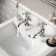 Tweed Traditional Chrome Hot & Cold Basin Taps