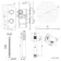 Ballina Premium Ceiling Chrome Round Thermostatic Shower Set - 400mm Head & Hand Shower
