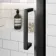London Matt Black 6mm Sliding Shower Enclosure 1100x760mm