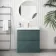 Corsica Midnight Green Basin Drawer Vanity 800mm