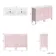 Bermuda Cashmere Pink Double Basin Vanity 1200mm