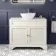 Lucia Chalk White Vanity with Marble Top & Oval Counter Top Basin 1030mm