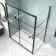London Matt Black Grid 6mm Sliding Shower Enclosure 1400x800mm