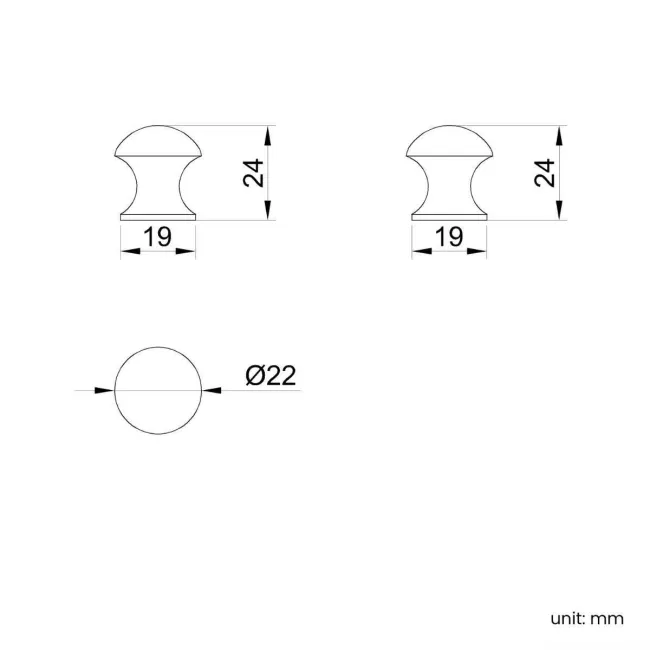 Polished Chrome Furniture Handle
