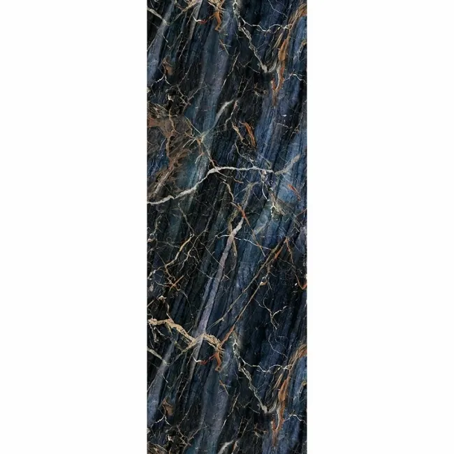 Trepanel Aqua Luxe® Blue Dramatic Marble Effect Embossed Gloss SPC XXL Wall Panel