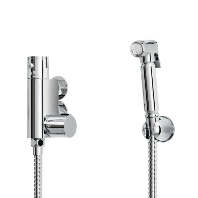 Douche Kit with Thermostatic Mixing Valve and Brass Spray Head
