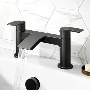 Spey Matt Black Bath Filler