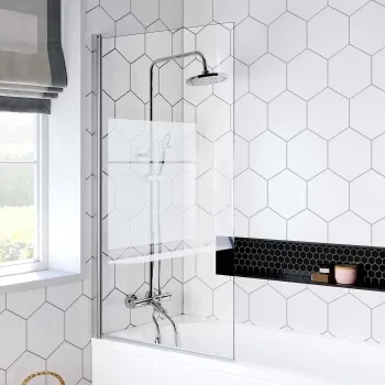 Venice 4mm Bath Screen - 800mm