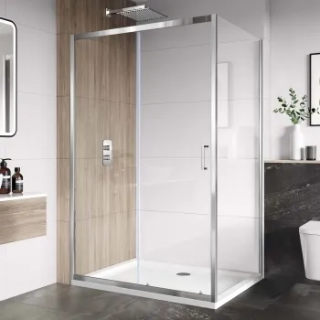 London 6mm Sliding Shower Enclosure 1200x900mm
