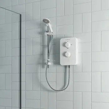 Gainsborough Slim Duo Electric Shower White 8.5kW