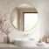Essence Brushed Gold Round Bathroom Mirror 1000mm