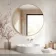 Essence Brushed Bronze Round Bathroom Mirror 1000mm