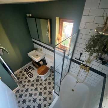 Mia Black Framed Mirror Cabinet 710x1000mm