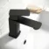 Mersey Matt Black Basin Mixer Tap