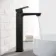 Mersey Matt Black High Rise Basin Mixer Tap
