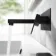 Tamar Matt Black Wall Mounted Basin Mixer Tap