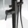 Selma Matt Black Freestanding Bath Shower Mixer Tap