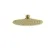 200mm Brushed Brass Round Stainless Steel Slim Shower Head