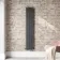 Faro Anthracite Single Flat Panel Vertical Radiator 1600x280mm