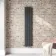 Faro Anthracite Double Flat Panel Vertical Radiator 1600x280mm