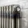 Athens Raw Metal Double Column Vertical Traditional Radiator 1800x290mm