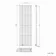 Faro Matt Black Single Flat Panel Vertical Radiator 1800x560mm