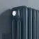 Athens Inky Blue Triple Column Vertical Traditional Radiator 1800x380mm