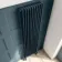Athens Inky Blue Triple Column Vertical Traditional Radiator 1800x470mm