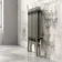 Athens Raw Metal Double Column Horizontal Traditional Radiator 600x425mm