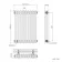 Athens Raw Metal Double Column Horizontal Traditional Radiator 600x425mm