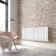 Faro White Single Flat Panel Horizontal Radiator 600x1400mm
