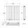 Faro White Double Flat Panel Horizontal Radiator 600x560mm
