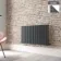 Faro Anthracite Single Flat Panel Horizontal Radiator 600x980mm