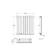 Faro Matt Black Single Flat Panel Horizontal Radiator 600x560mm