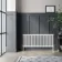 Athens White Double Column Horizontal Traditional Radiator 600x1415mm