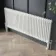 Athens White Double Column Horizontal Traditional Radiator 600x1415mm