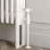 Athens White Triple Column Horizontal Traditional Radiator 300x1190mm