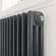 Athens Anthracite Triple Column Horizontal Traditional Radiator 450x1010mm