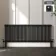 Athens Matt Black Triple Column Horizontal Traditional Radiator 600x1595mm