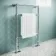 Gibraltar Slimline Large White Traditional Heated Towel Radiator (Flat Top Rail)
