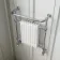 Gibraltar Wall Hung Large White Traditional Heated Towel Radiator (With Overhanging Rail)