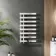 Palermo Chrome Designer Heated Towel Rail 800x450mm