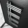 Madrid Chrome Designer Heated Towel Rail 1200x450mm