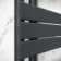 Seville Anthracite Designer Flat Panel Heated Towel Rail 1600x450mm