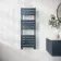 Santorini Inky Blue Flat Panel Heated Towel Rail 1200x450mm