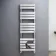 Santorini Chrome Flat Panel Heated Towel Rail 1400x450mm
