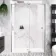 Vienna Easy Clean 8mm Hinged Shower Door 1400mm