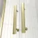Hamburg Brushed Brass Easy Clean 8mm Quadrant Shower Enclosure 900x900mm - Easy Fix Feature